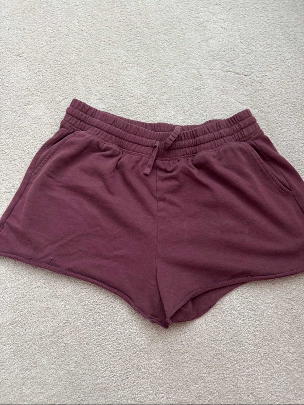 Splendid Women’s Lounge Shorts in Deep Berry